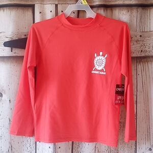 Girls Rash Gaurd Montana Logo Swim Shirt Swimsuit Bathing Suit Beach